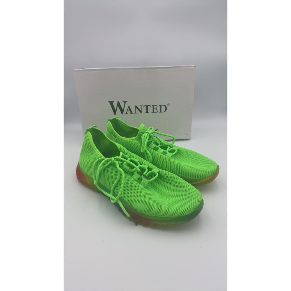 Wanted Women's "Affinity" Lime Green Athletic Shoes Size 10